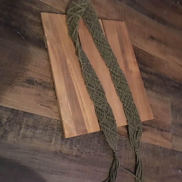 Vintage Macramé Belt 80s - Picture 7 of 9